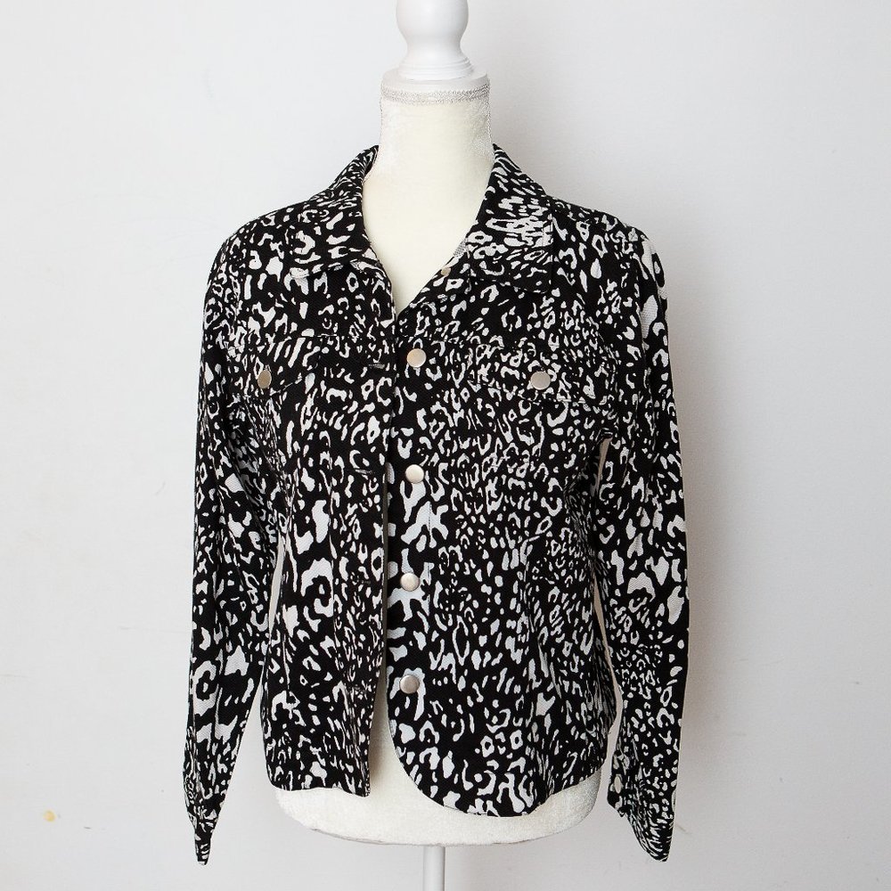 Erin print Black and white jacket  size M